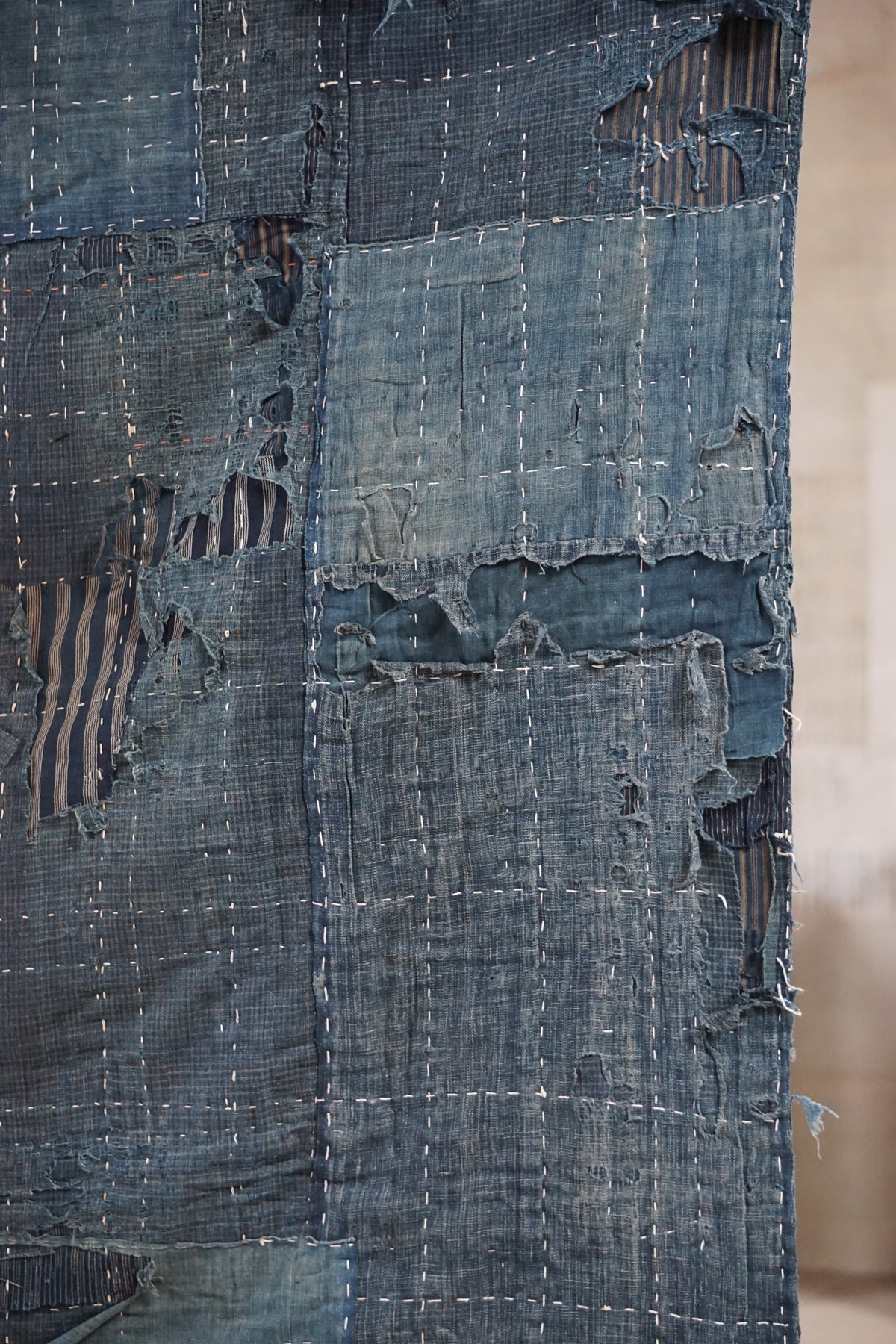 Antique Japanese Boro Textile, Late 19th–Early 20th Century