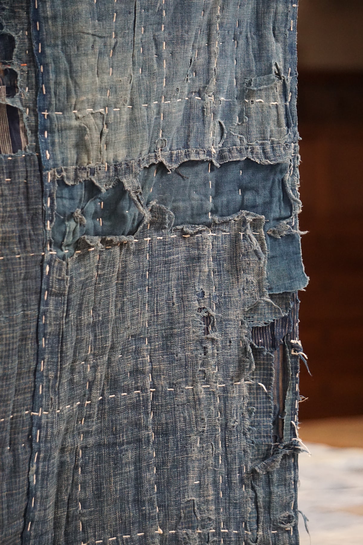 Antique Japanese Boro Textile, Late 19th–Early 20th Century