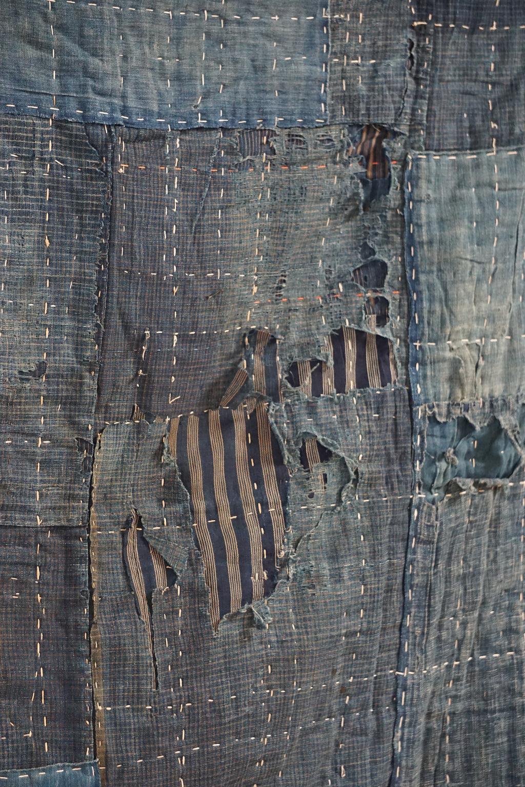 Antique Japanese Boro Textile, Late 19th–Early 20th Century