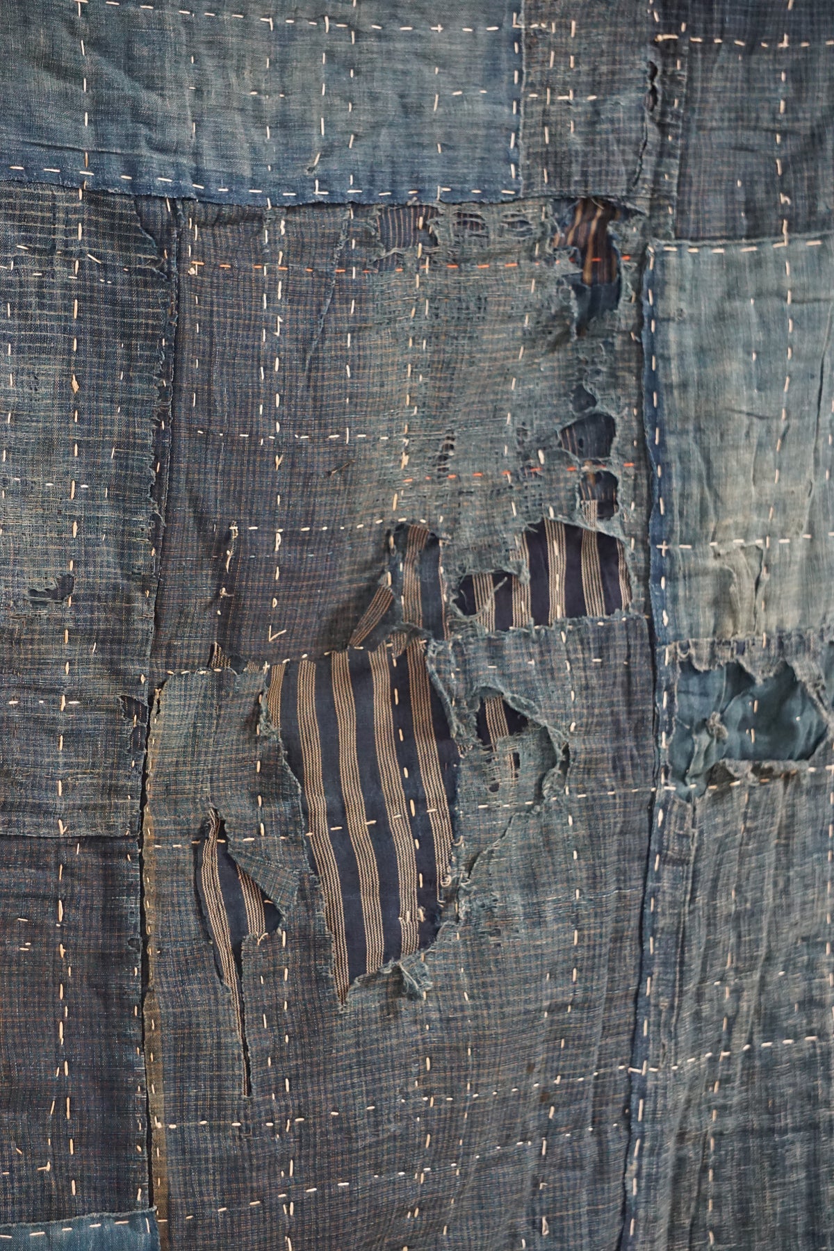 Antique Japanese Boro Textile, Late 19th–Early 20th Century