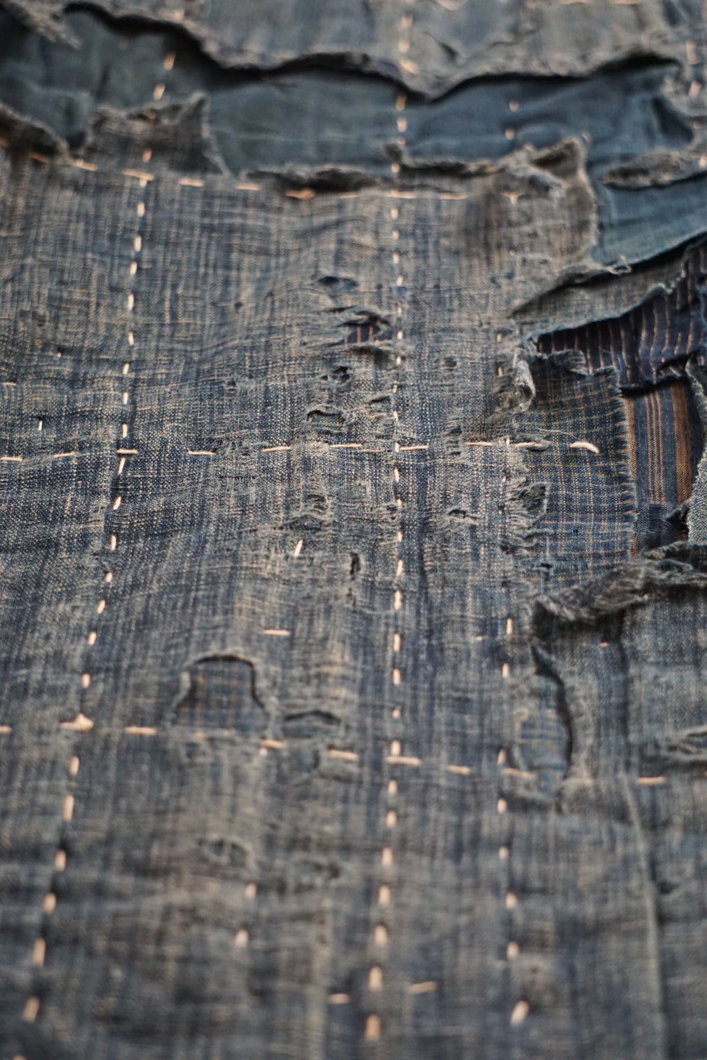 Antique Japanese Boro Textile, Late 19th–Early 20th Century