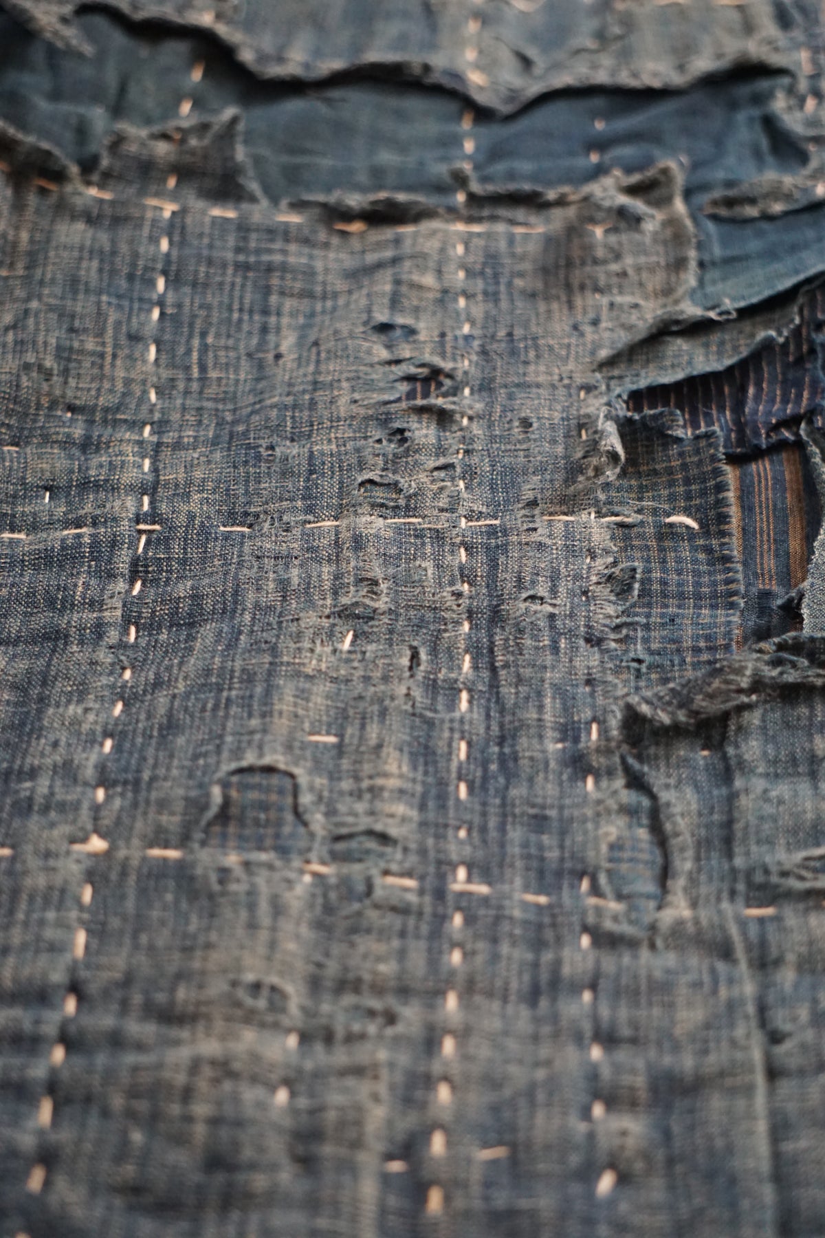 Antique Japanese Boro Textile, Late 19th–Early 20th Century
