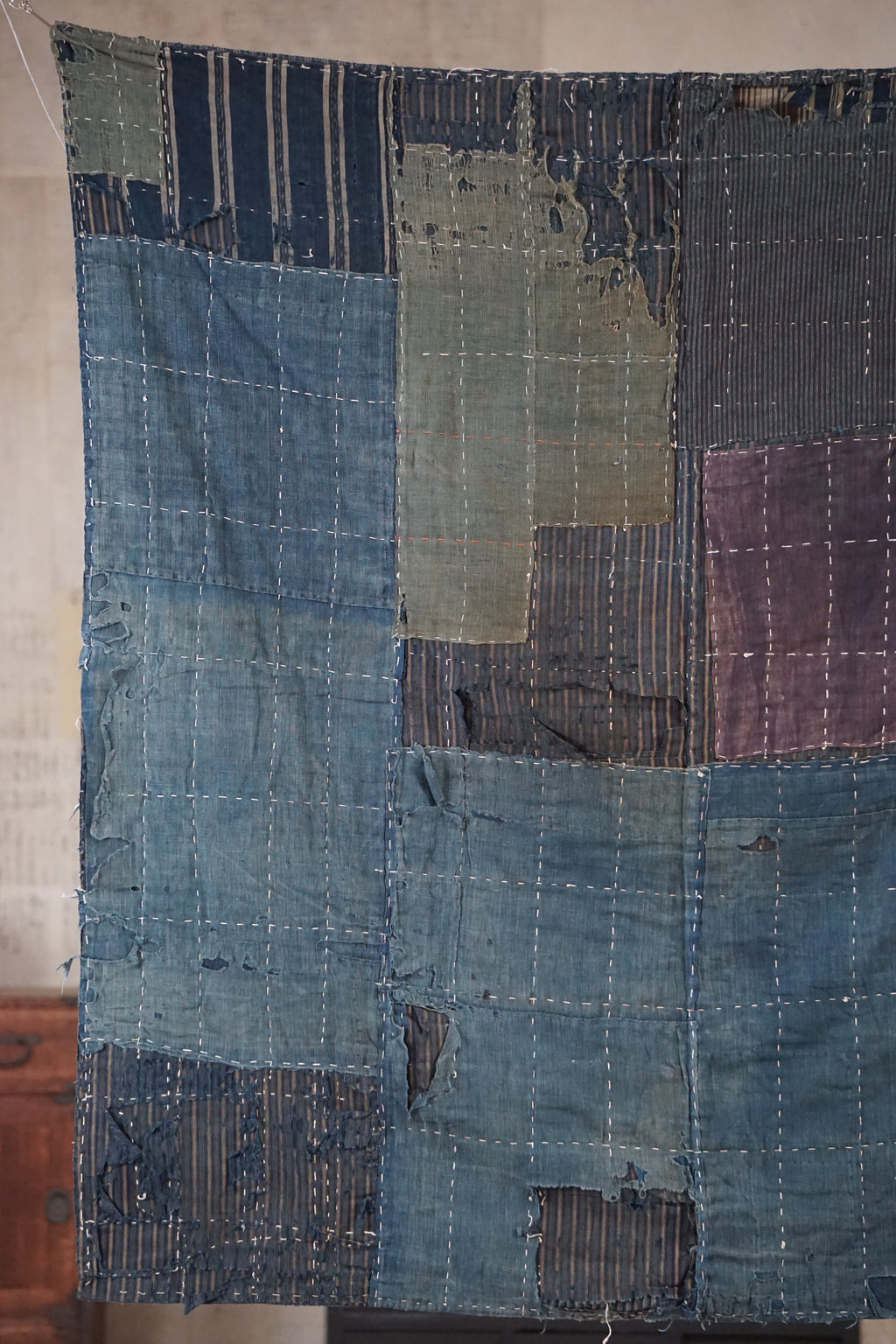 Antique Japanese Boro Textile, Late 19th–Early 20th Century