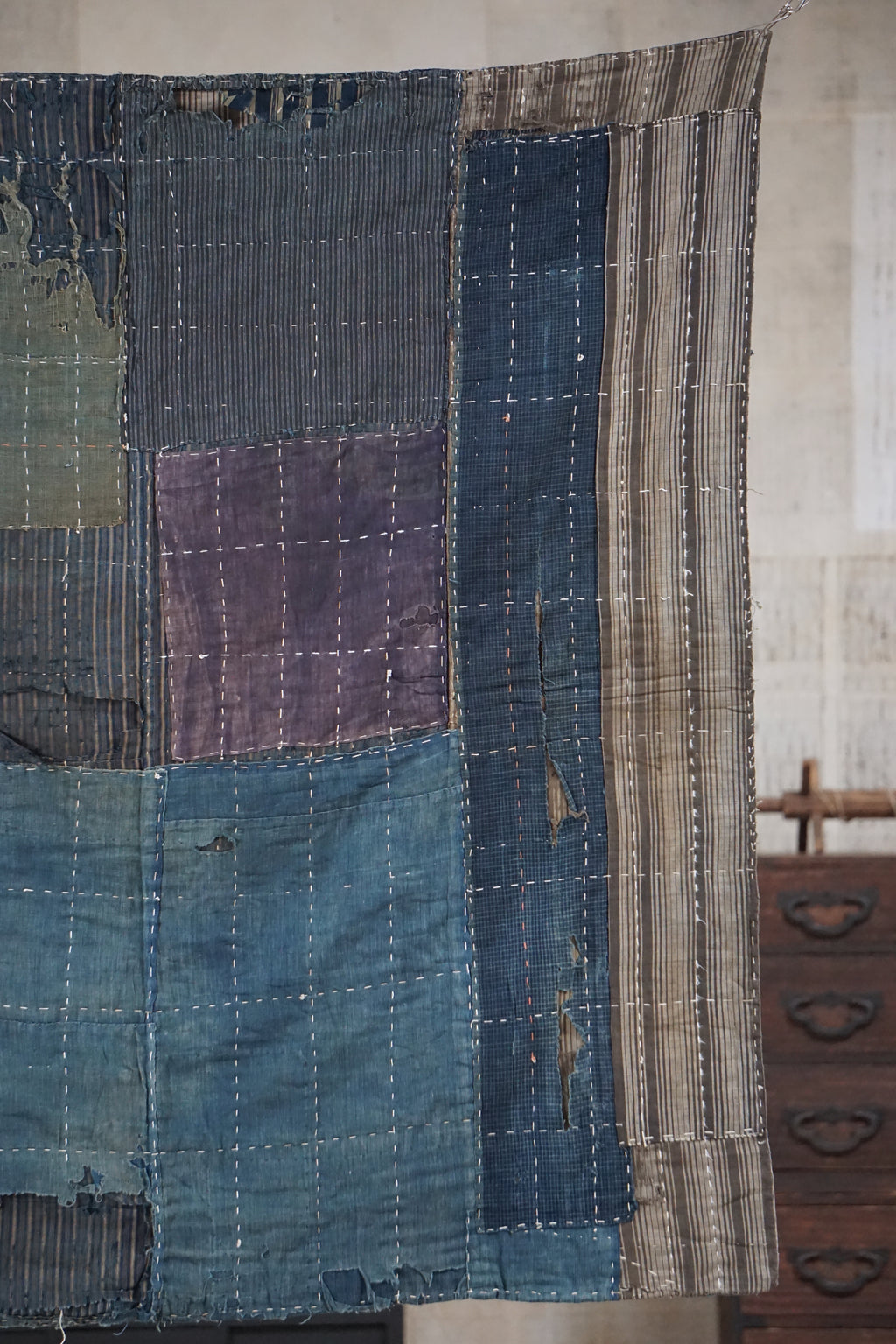 Antique Japanese Boro Textile, Late 19th–Early 20th Century