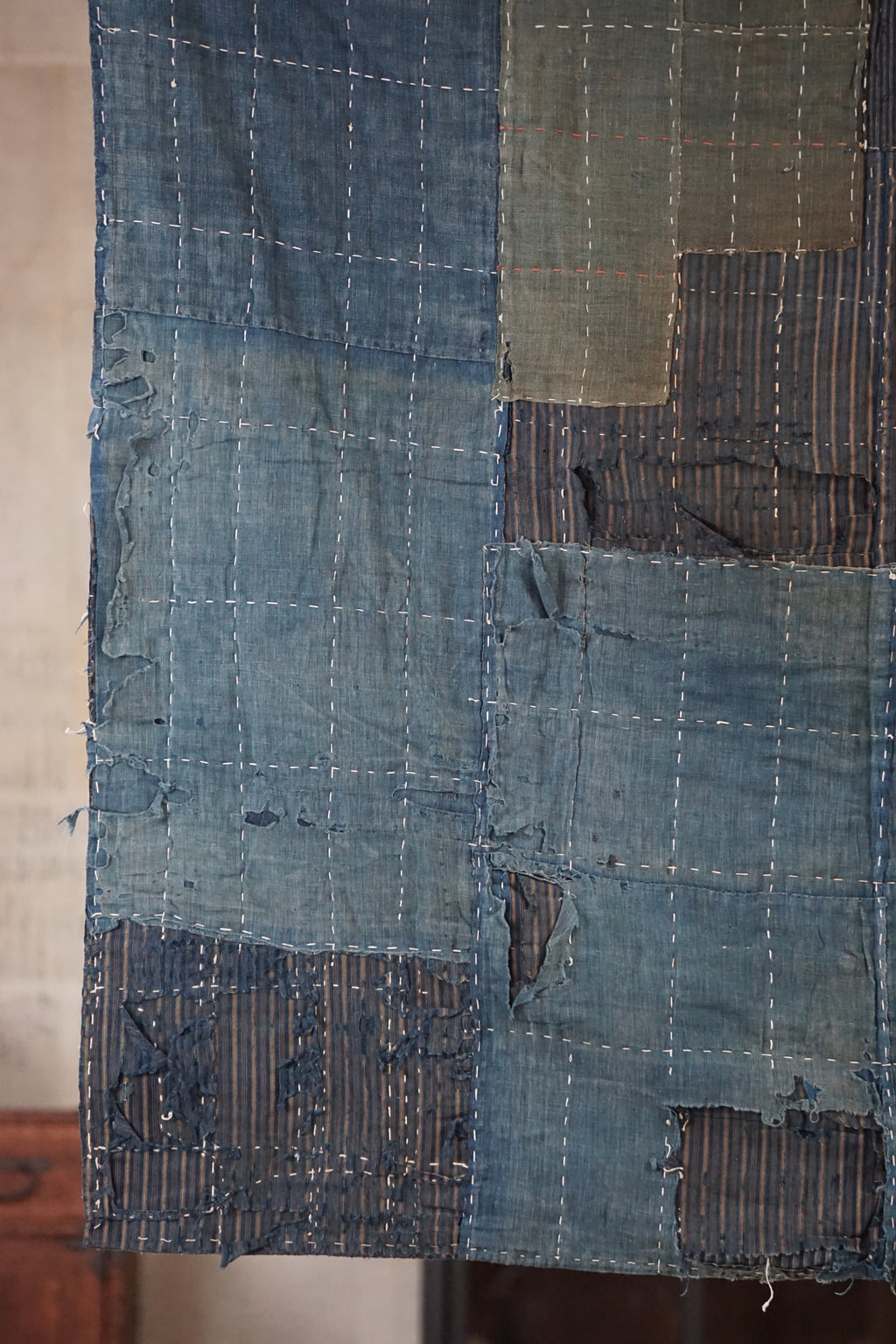 Antique Japanese Boro Textile, Late 19th–Early 20th Century