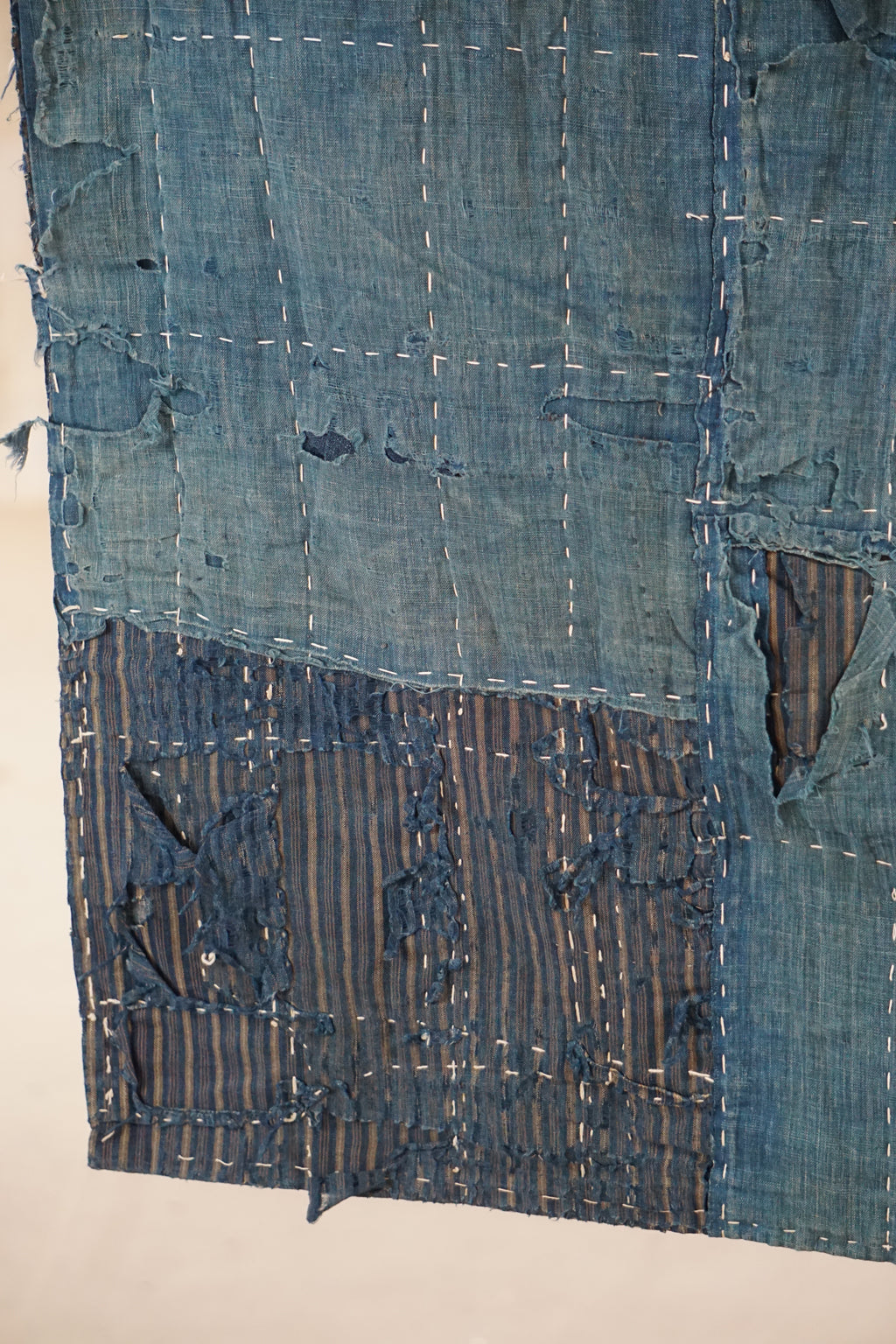 Antique Japanese Boro Textile, Late 19th–Early 20th Century