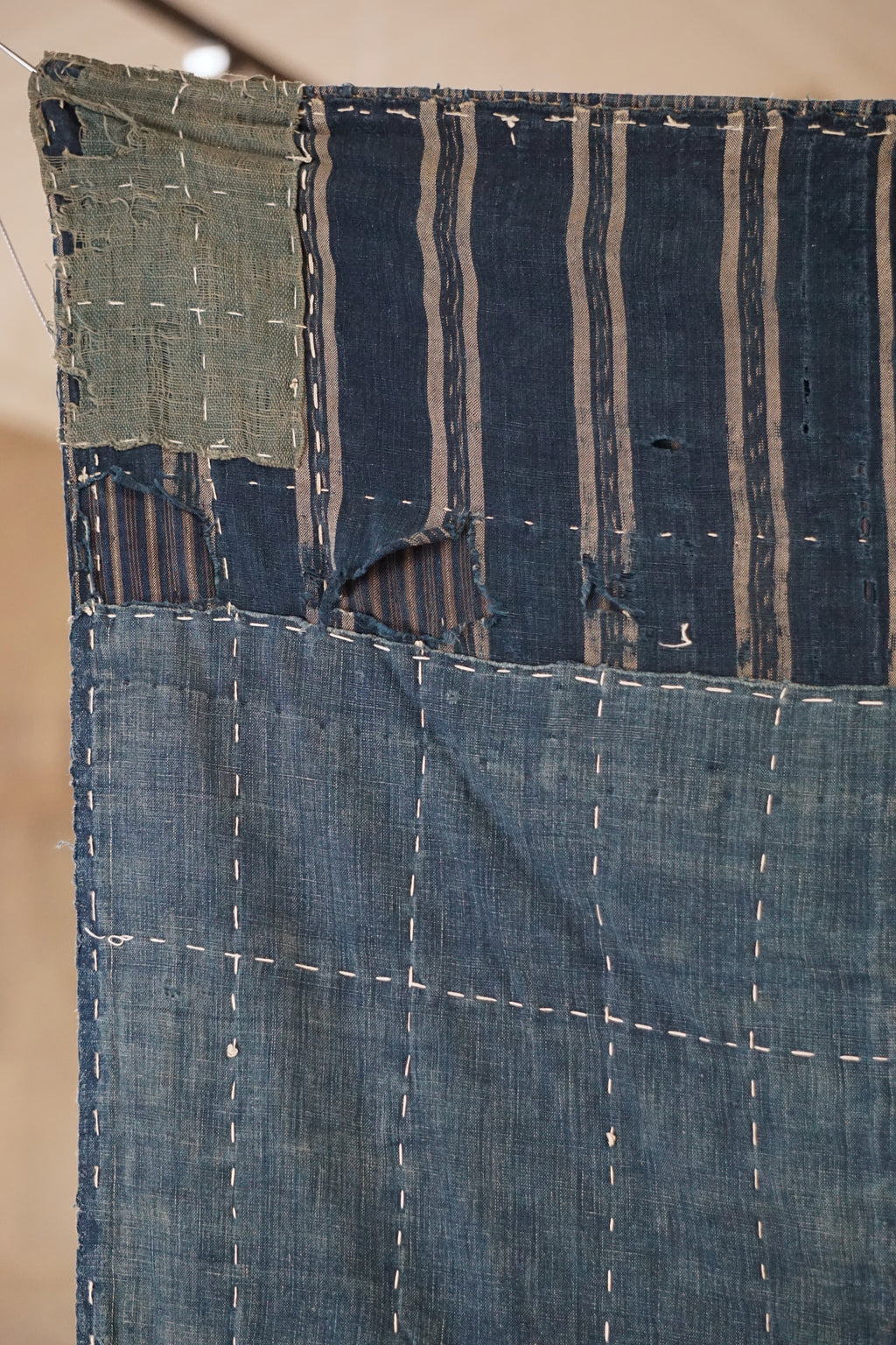 Antique Japanese Boro Textile, Late 19th–Early 20th Century