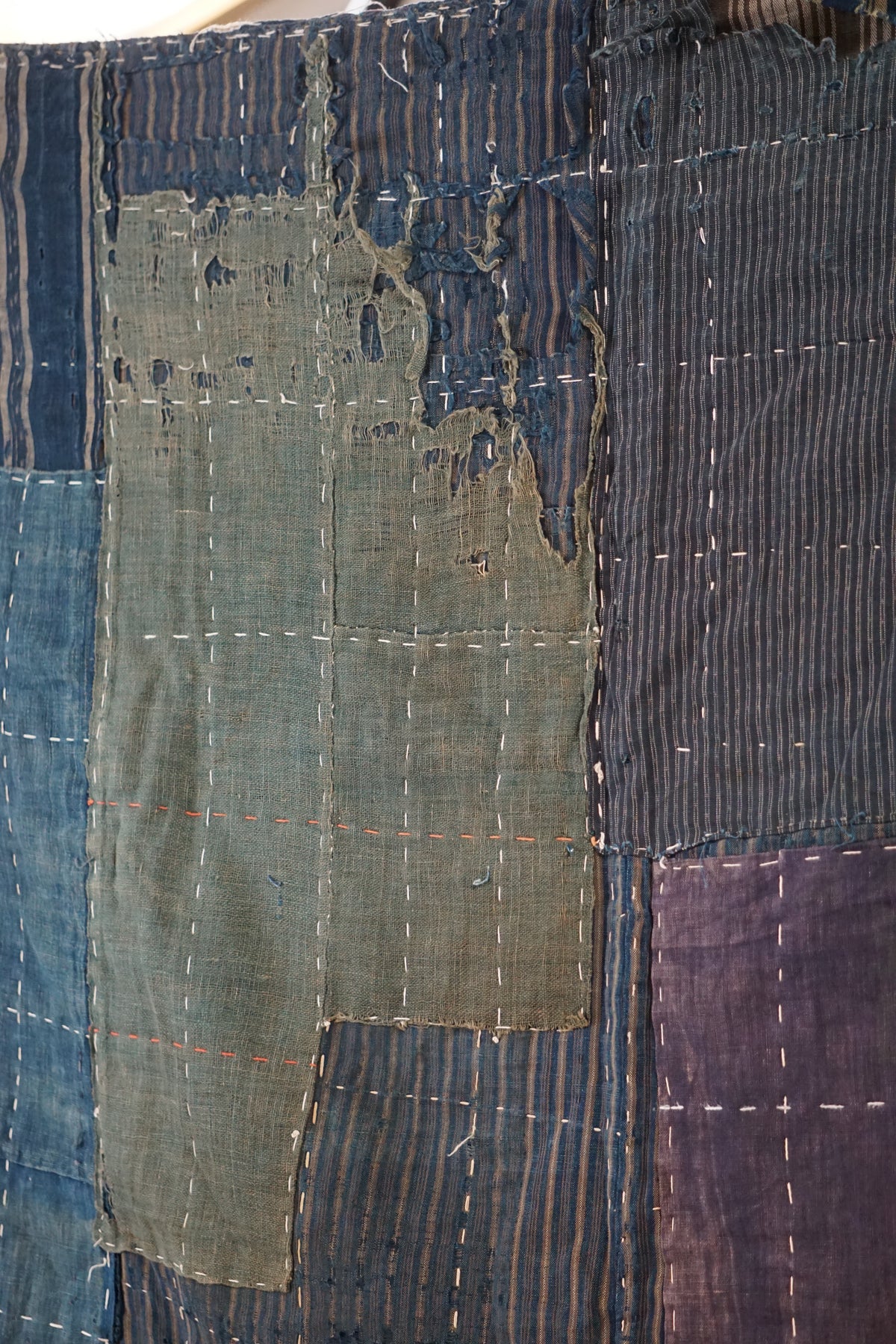 Antique Japanese Boro Textile, Late 19th–Early 20th Century
