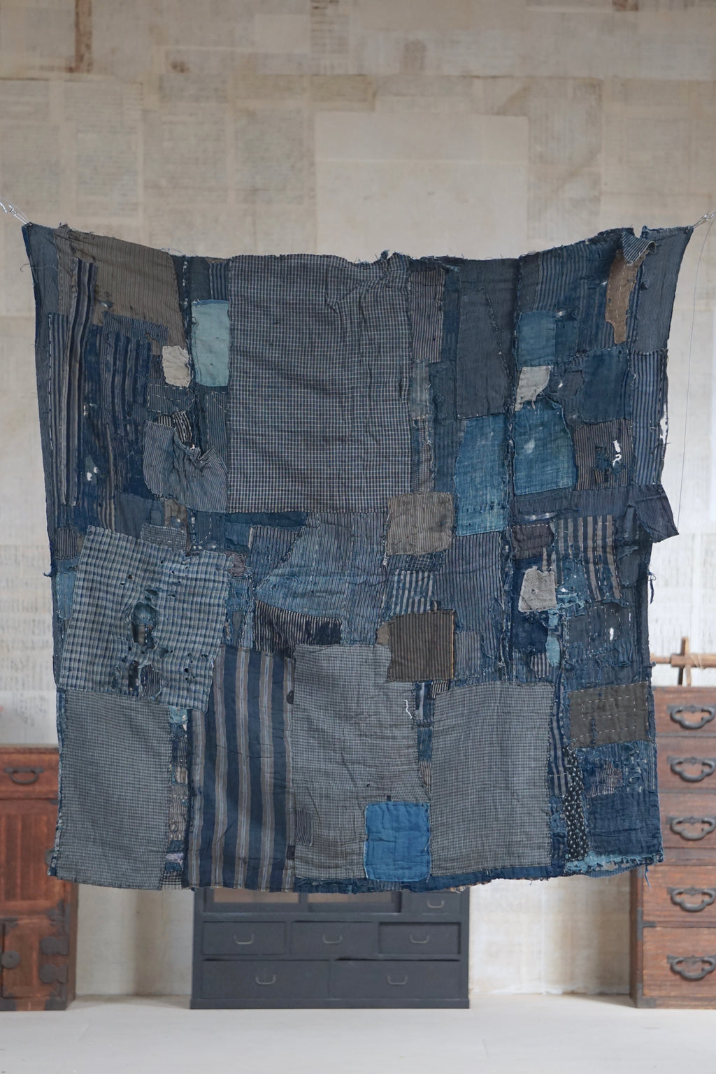 Antique Japanese Boro Textile, Early 20th Century