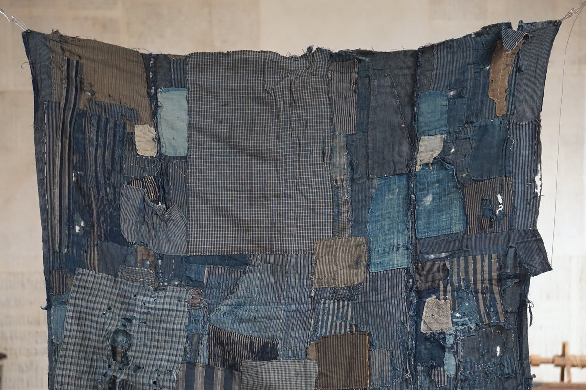 Antique Japanese Boro Textile, Early 20th Century