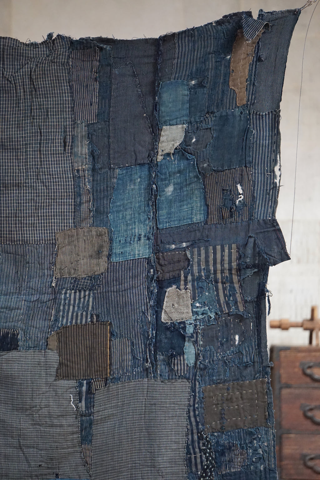 Antique Japanese Boro Textile, Early 20th Century