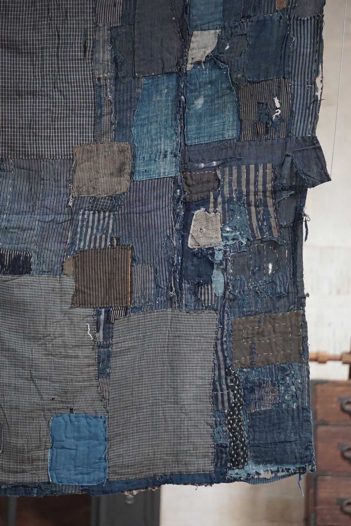 Antique Japanese Boro Textile, Early 20th Century