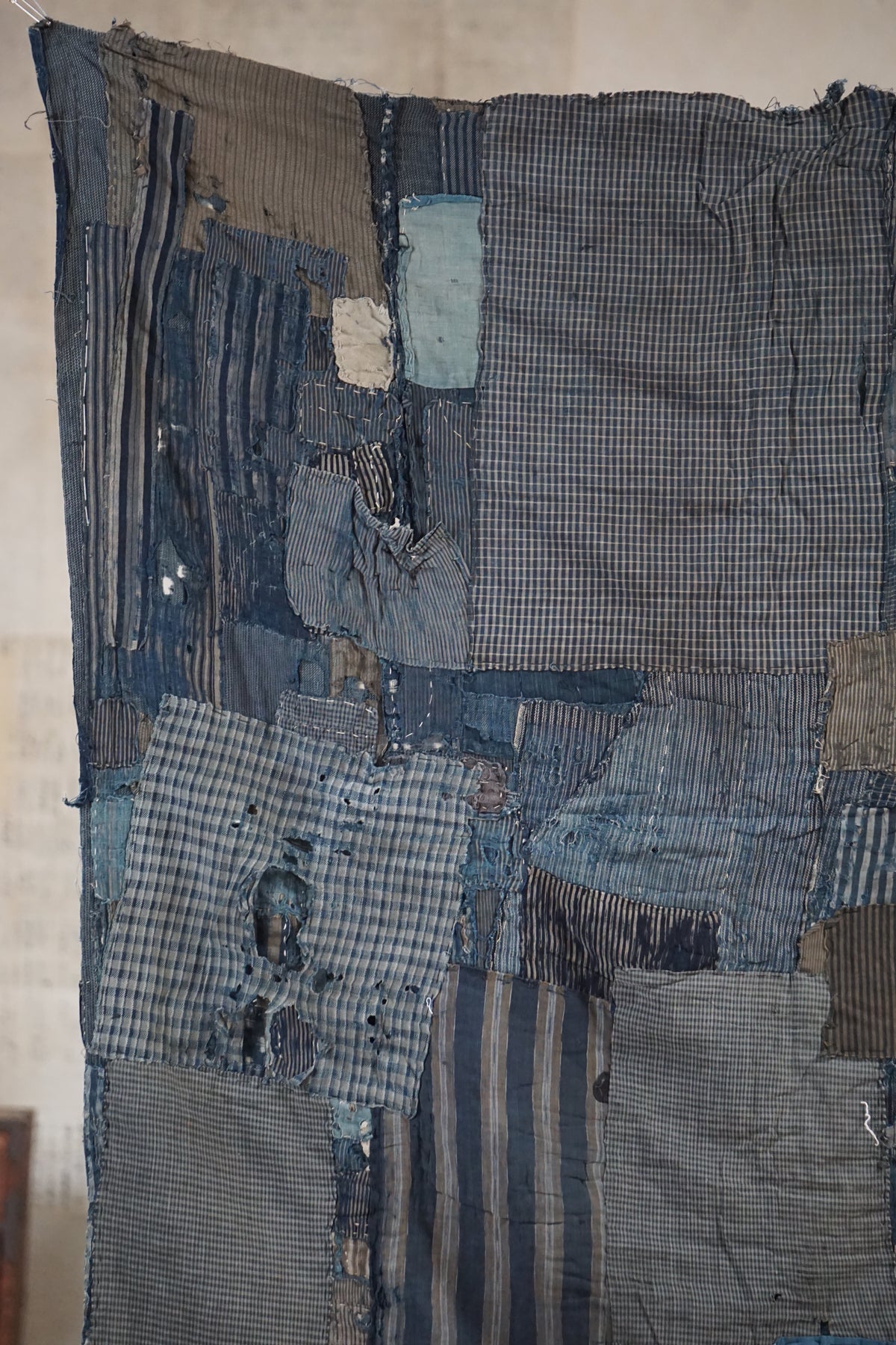 Antique Japanese Boro Textile, Early 20th Century