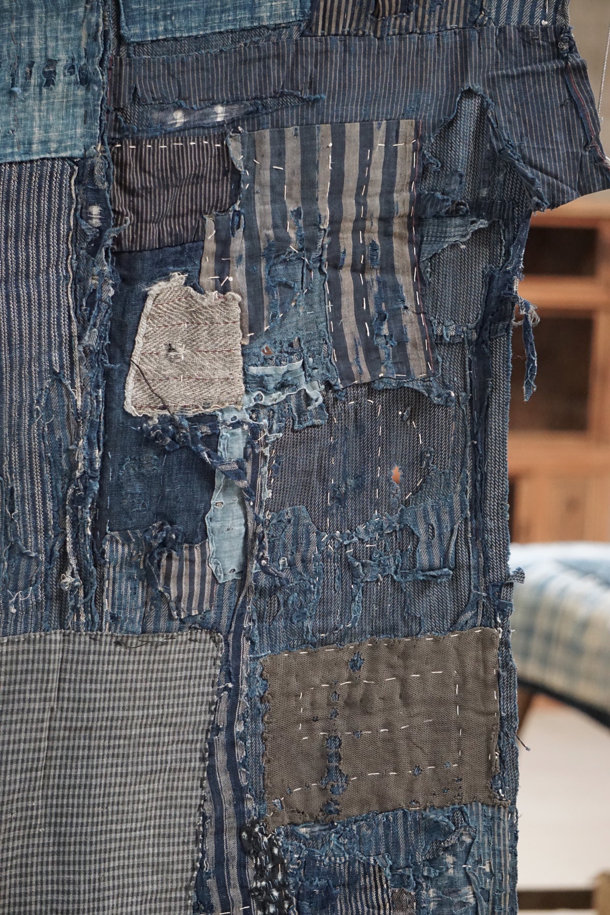 Antique Japanese Boro Textile, Early 20th Century
