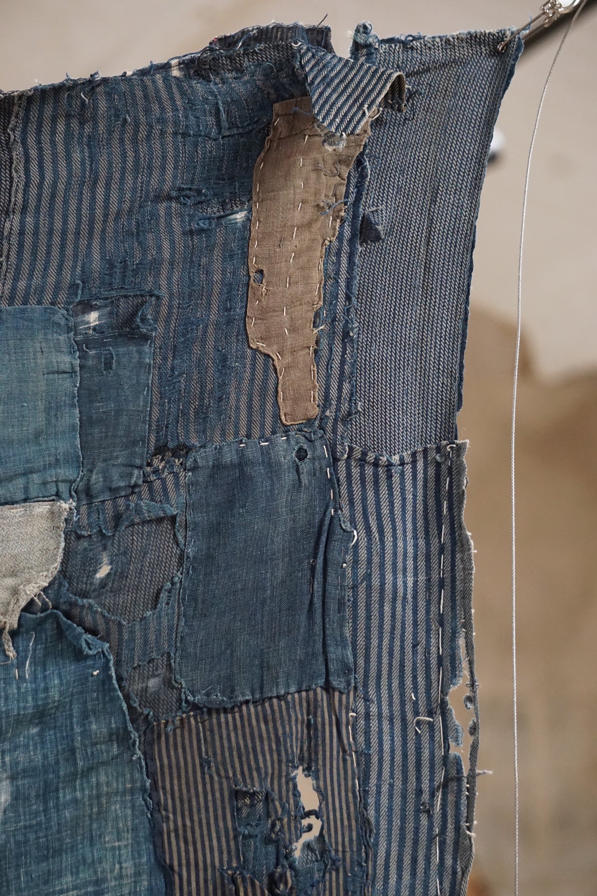 Antique Japanese Boro Textile, Early 20th Century