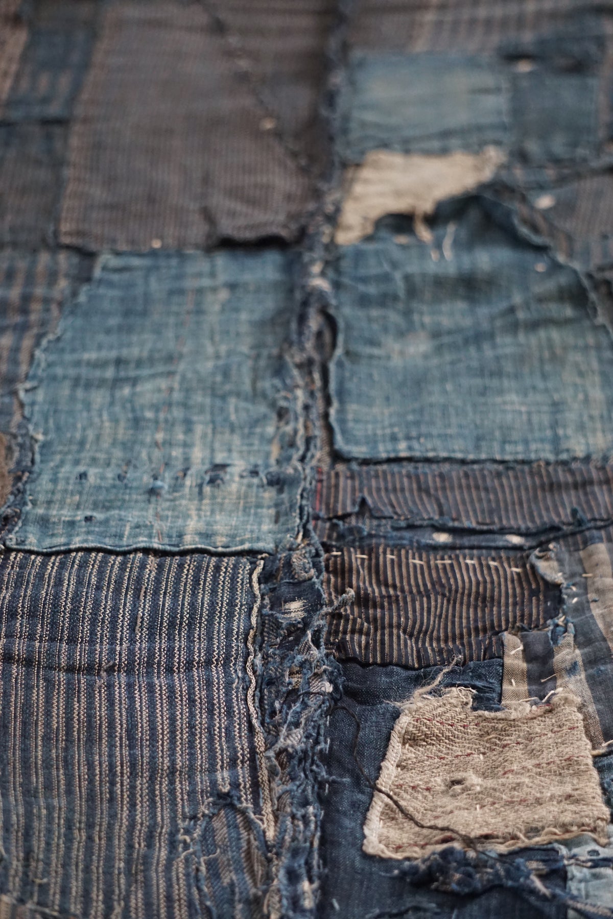 Antique Japanese Boro Textile, Early 20th Century