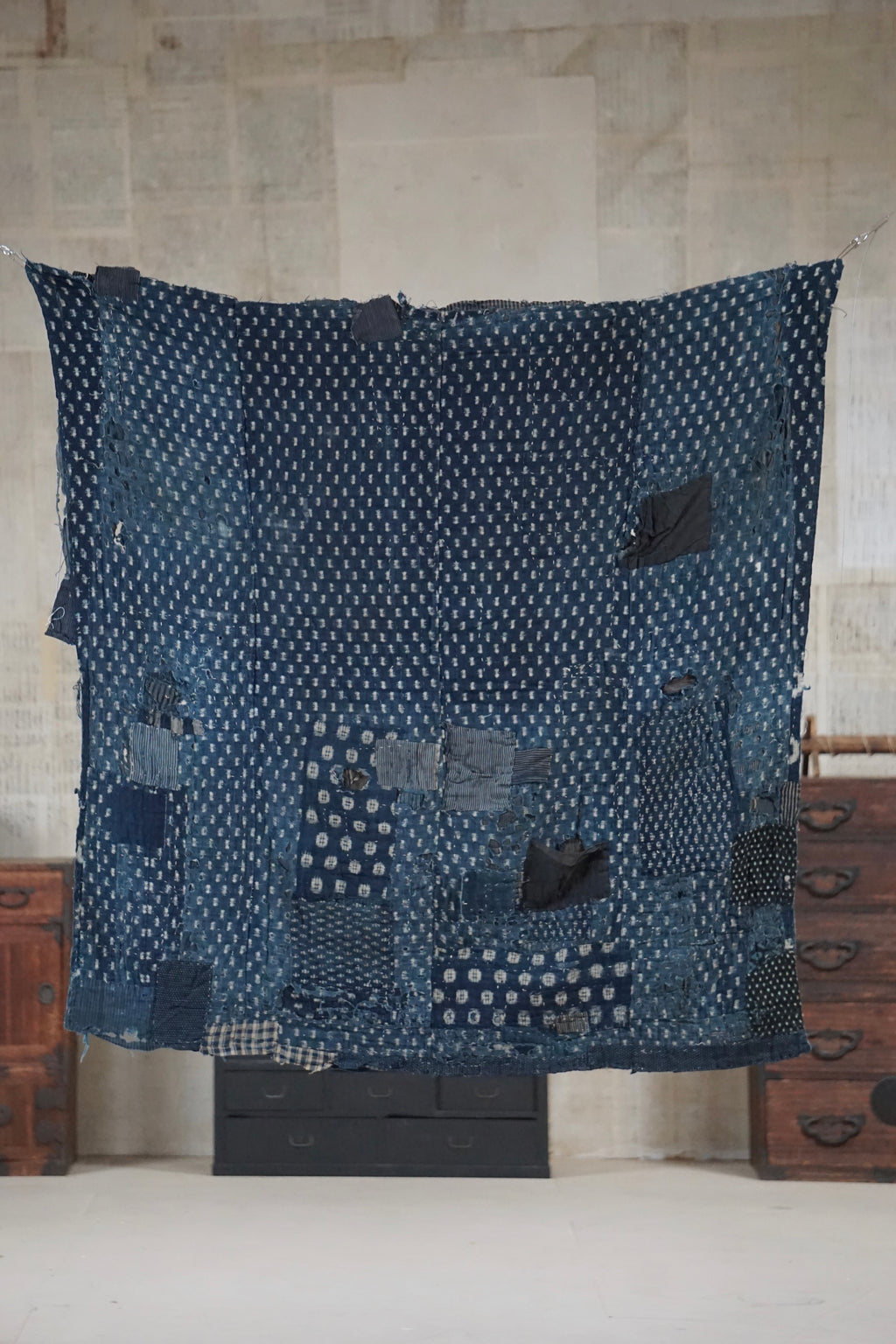 Antique Japanese Boro Textile, Early 20th Century