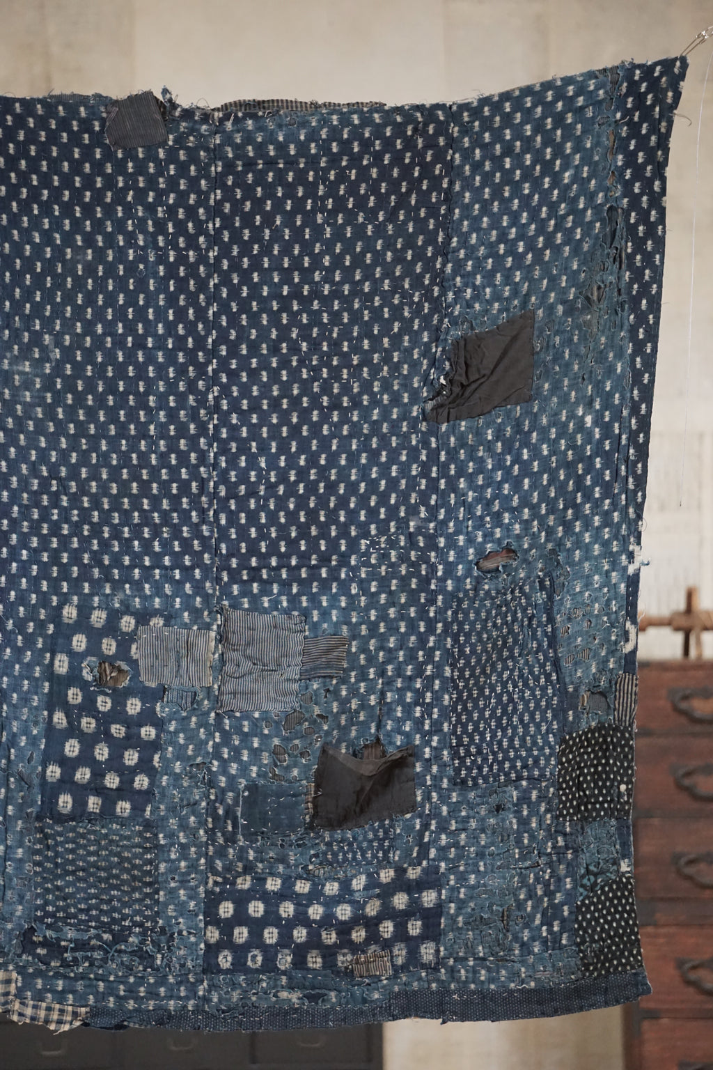 Antique Japanese Boro Textile, Early 20th Century