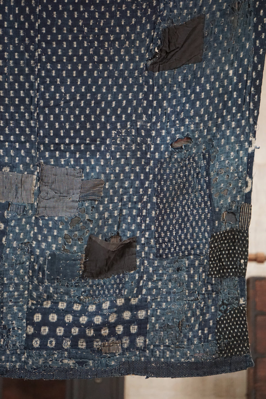 Antique Japanese Boro Textile, Early 20th Century