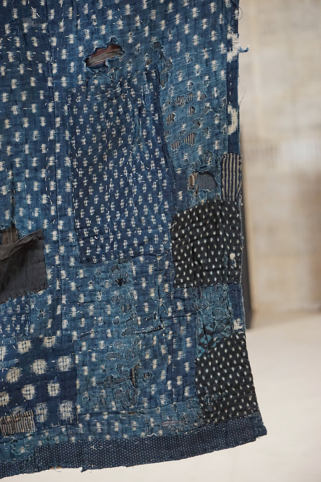 Antique Japanese Boro Textile, Early 20th Century