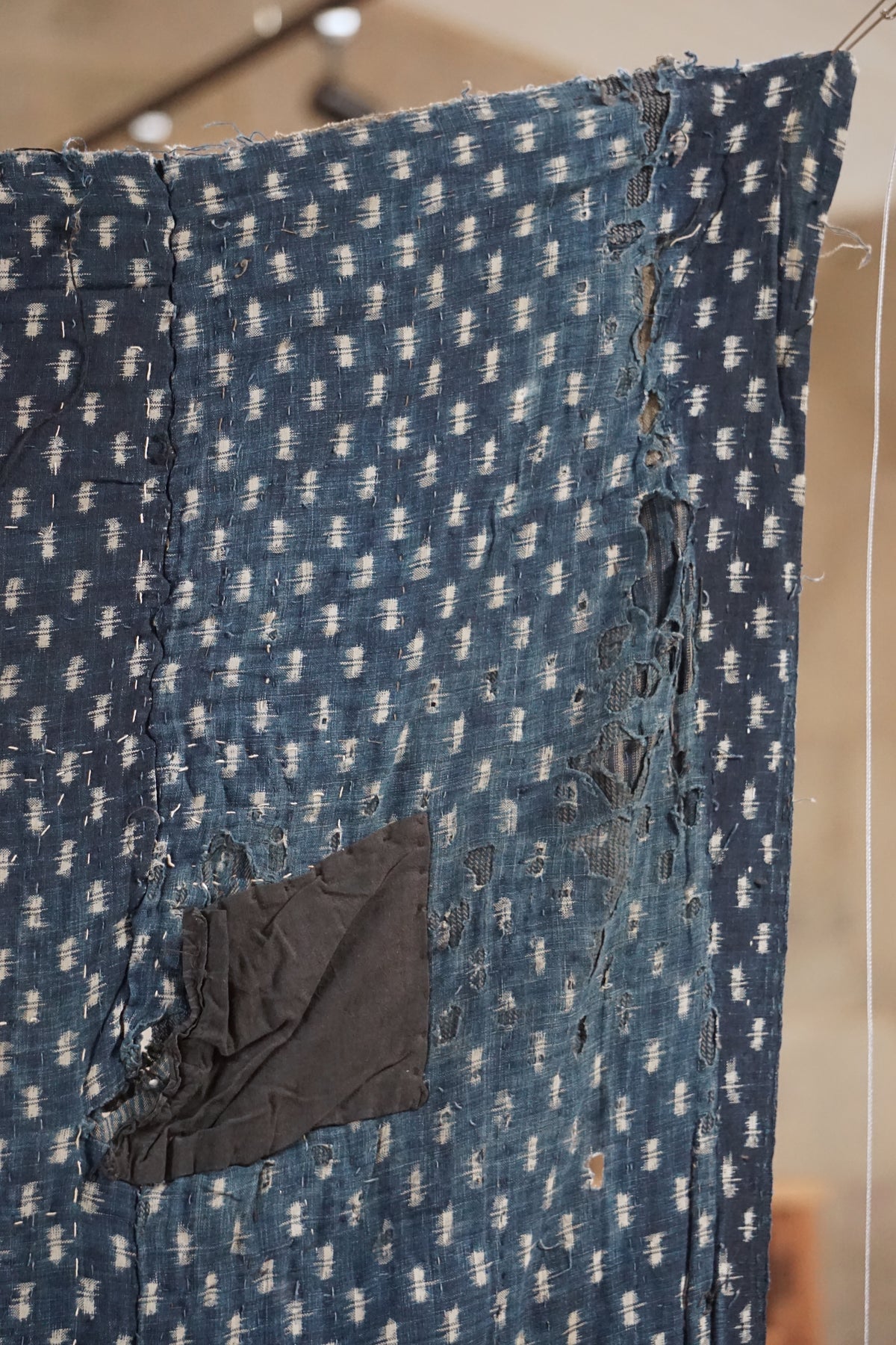 Antique Japanese Boro Textile, Early 20th Century