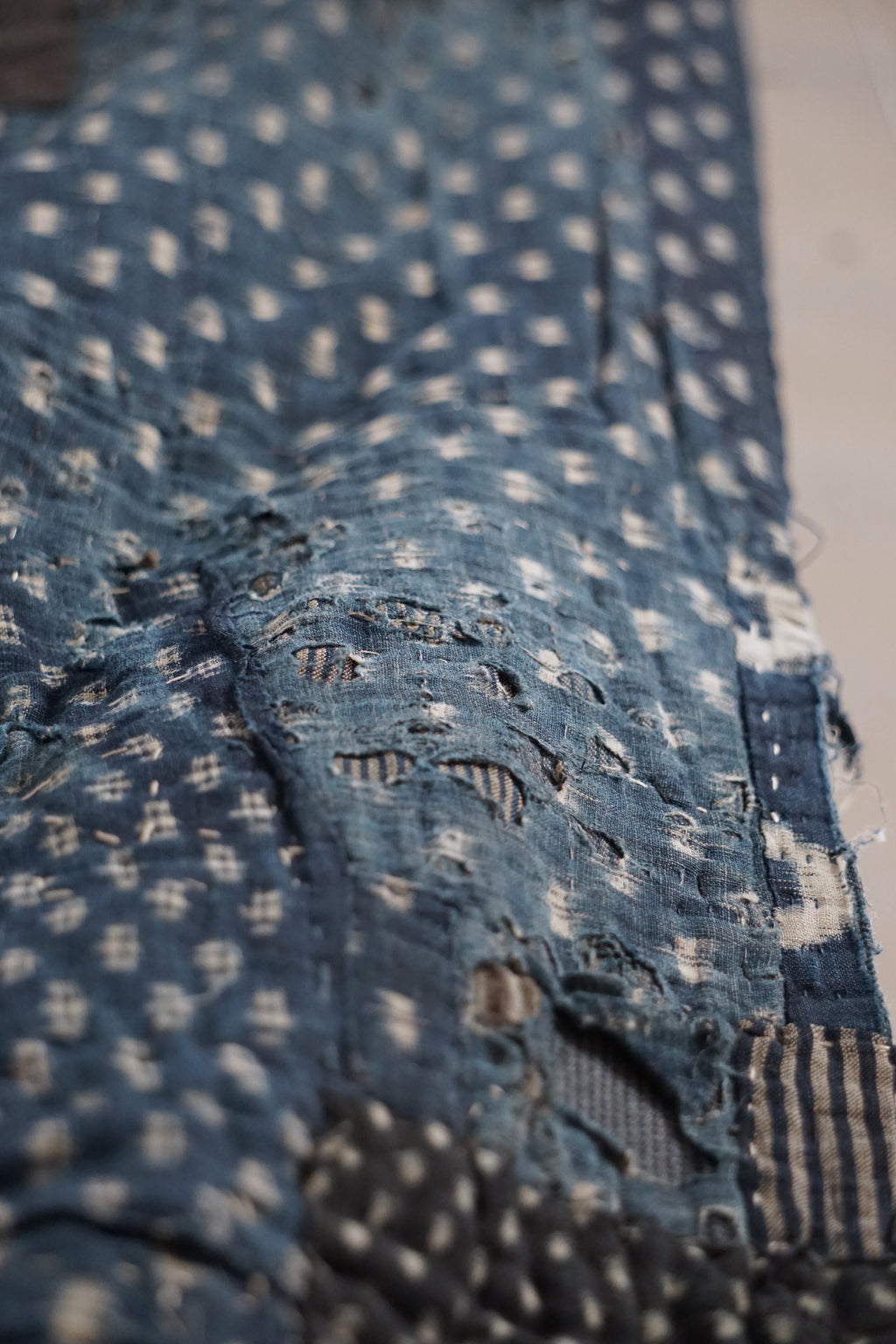 Antique Japanese Boro Textile, Early 20th Century
