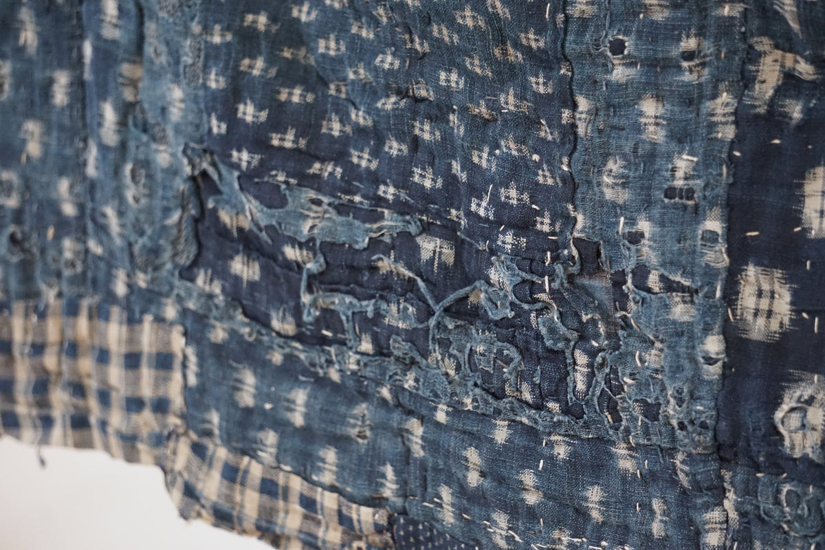 Antique Japanese Boro Textile, Early 20th Century