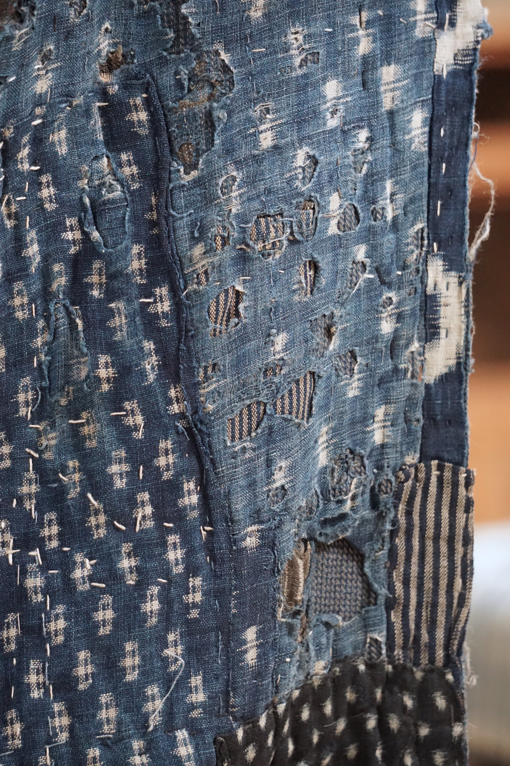 Antique Japanese Boro Textile, Early 20th Century