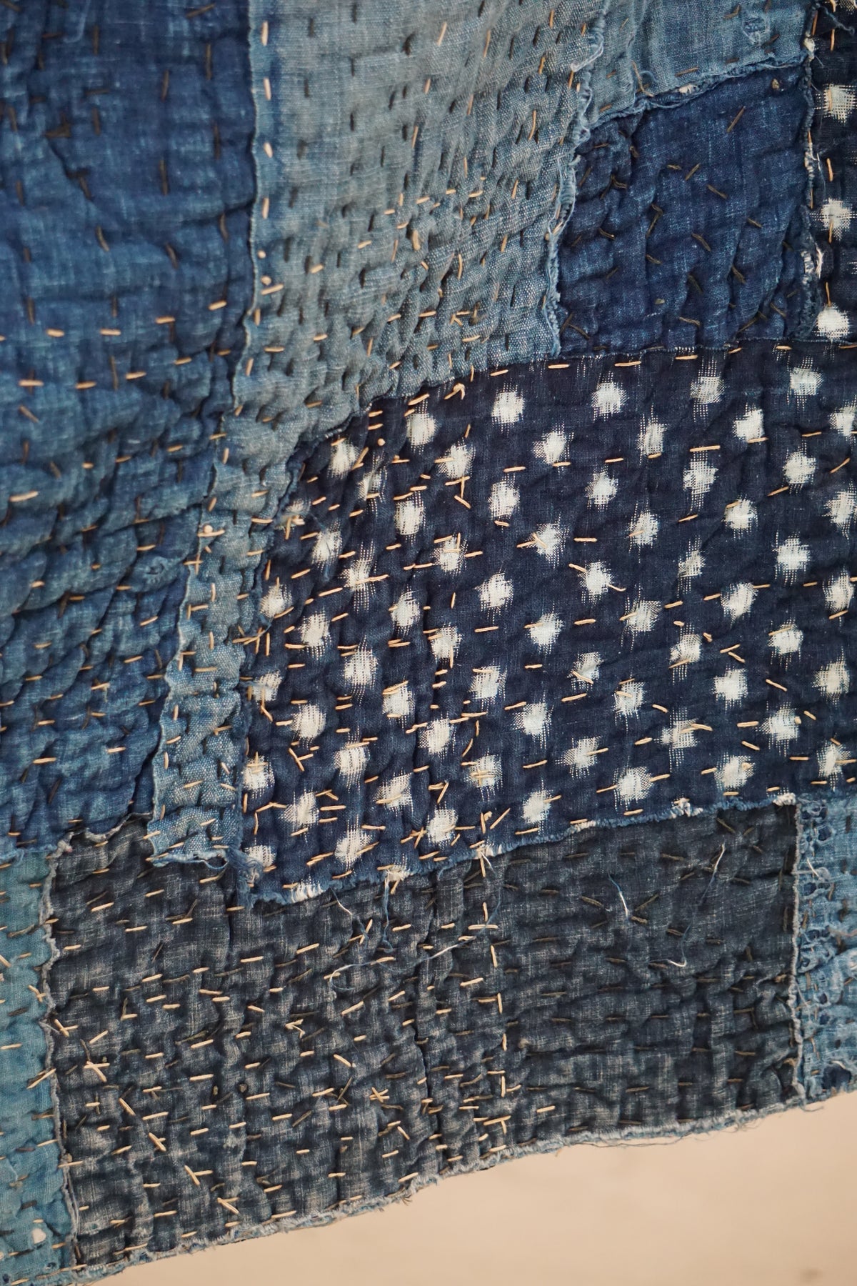 Antique Japanese Boro Textile, Early - Mid 20th Century