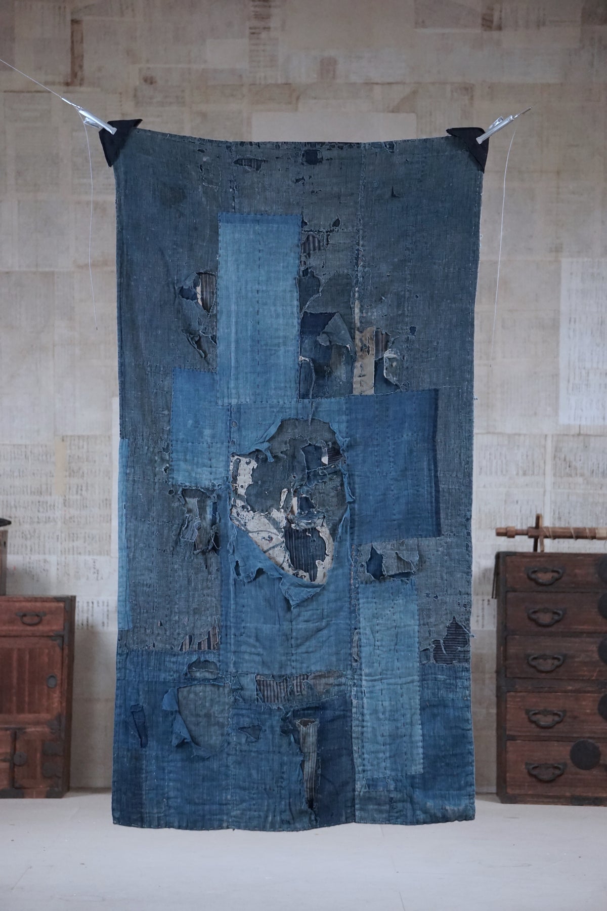 Antique Japanese Boro Textile, Late 19th–Early 20th Century