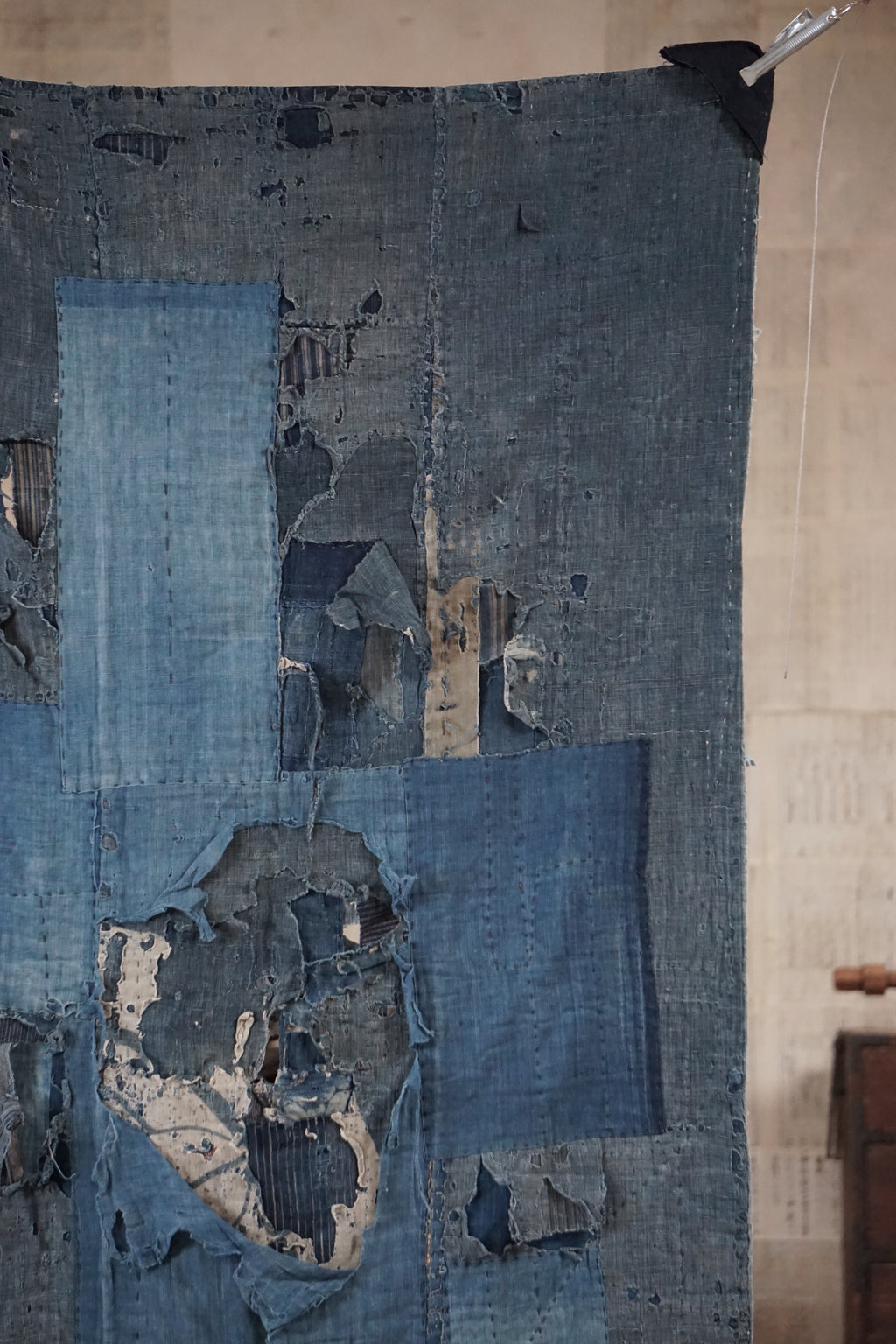 Antique Japanese Boro Textile, Late 19th–Early 20th Century