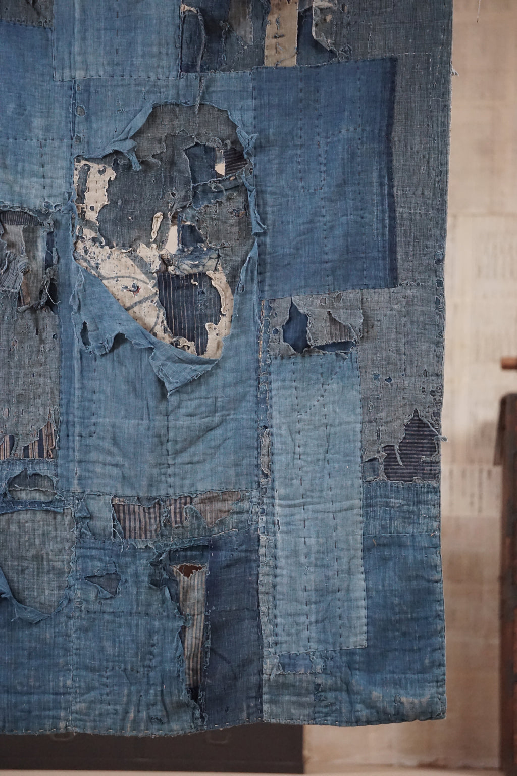 Antique Japanese Boro Textile, Late 19th–Early 20th Century