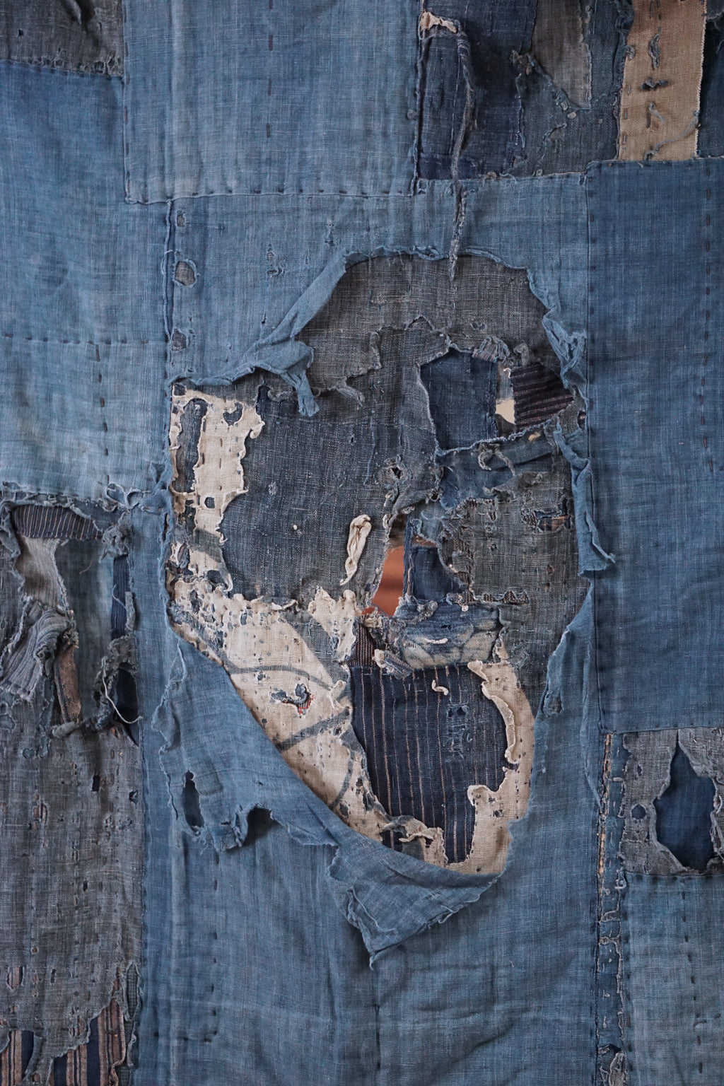 Antique Japanese Boro Textile, Late 19th–Early 20th Century