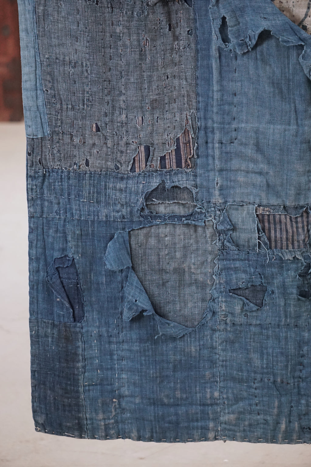 Antique Japanese Boro Textile, Late 19th–Early 20th Century
