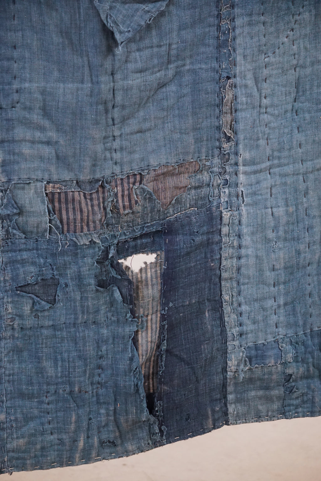 Antique Japanese Boro Textile, Late 19th–Early 20th Century