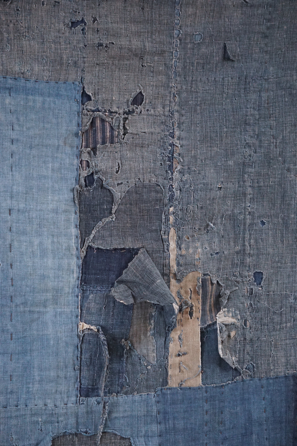 Antique Japanese Boro Textile, Late 19th–Early 20th Century