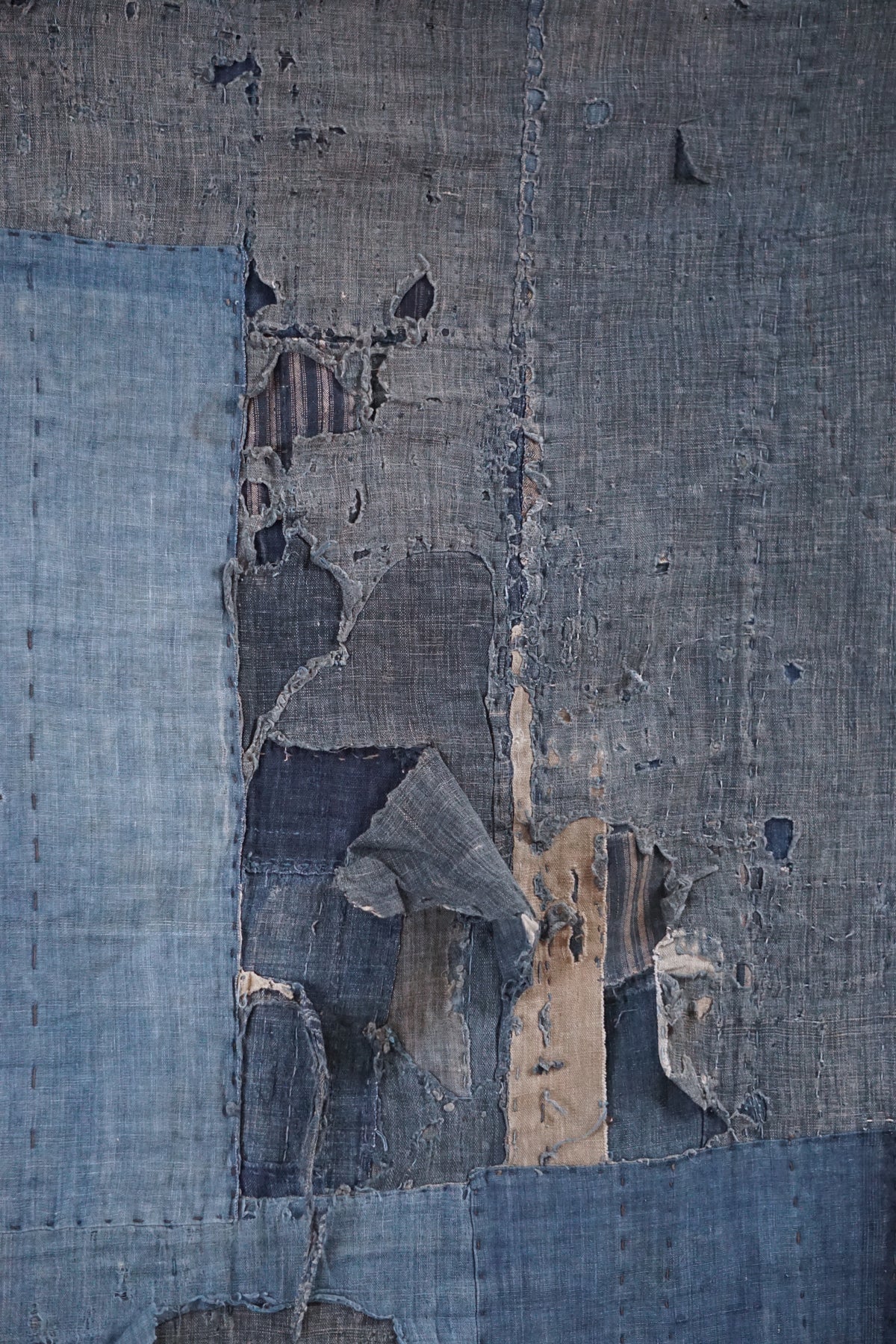 Antique Japanese Boro Textile, Late 19th–Early 20th Century