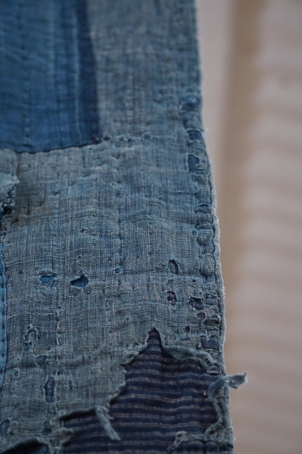Antique Japanese Boro Textile, Late 19th–Early 20th Century