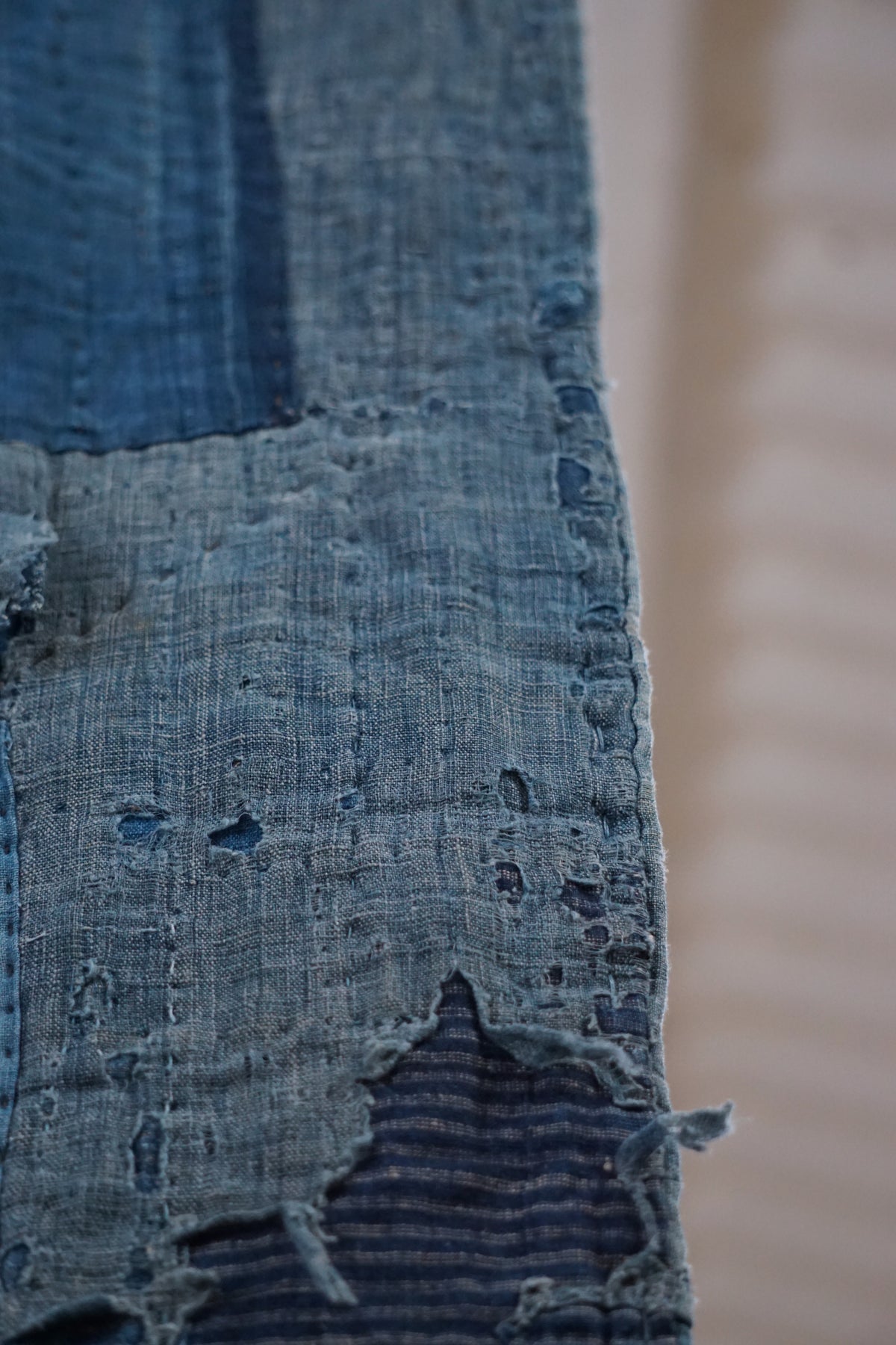 Antique Japanese Boro Textile, Late 19th–Early 20th Century