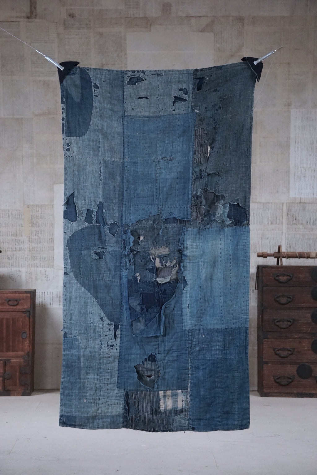 Antique Japanese Boro Textile, Late 19th–Early 20th Century