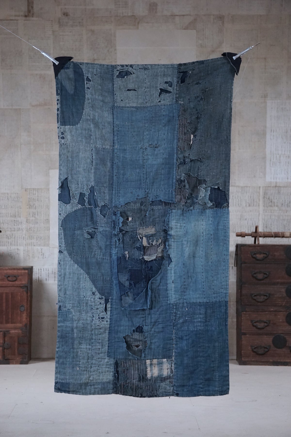 Antique Japanese Boro Textile, Late 19th–Early 20th Century