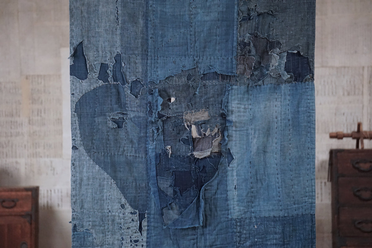 Antique Japanese Boro Textile, Late 19th–Early 20th Century