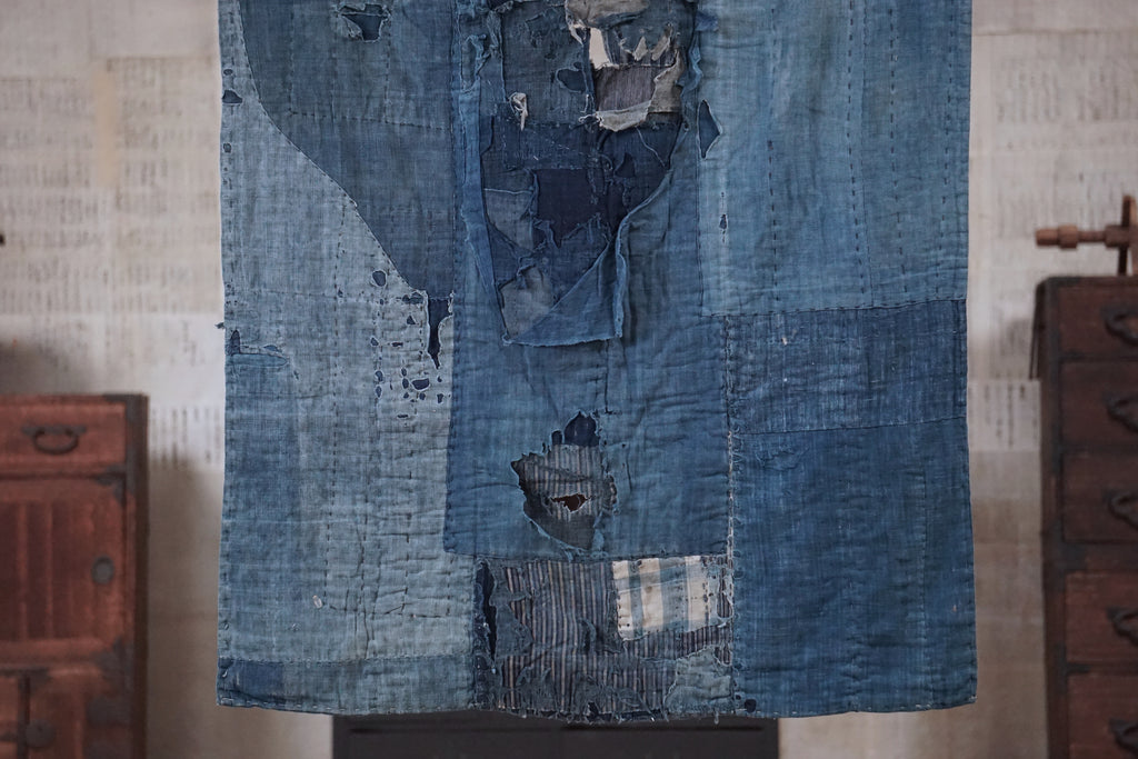 Antique Japanese Boro Textile, Late 19th–Early 20th Century