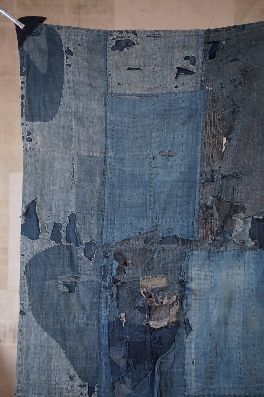 Antique Japanese Boro Textile, Late 19th–Early 20th Century