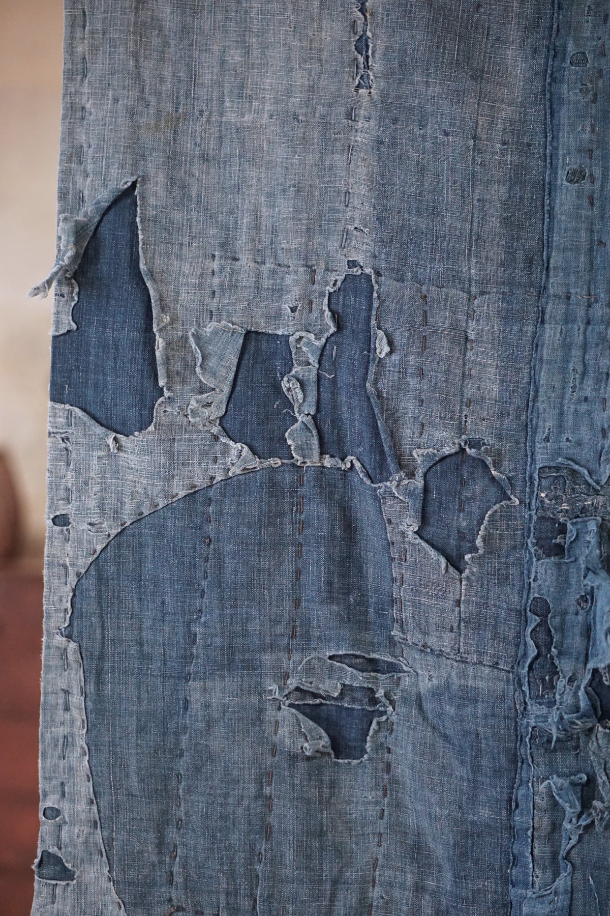 Antique Japanese Boro Textile, Late 19th–Early 20th Century