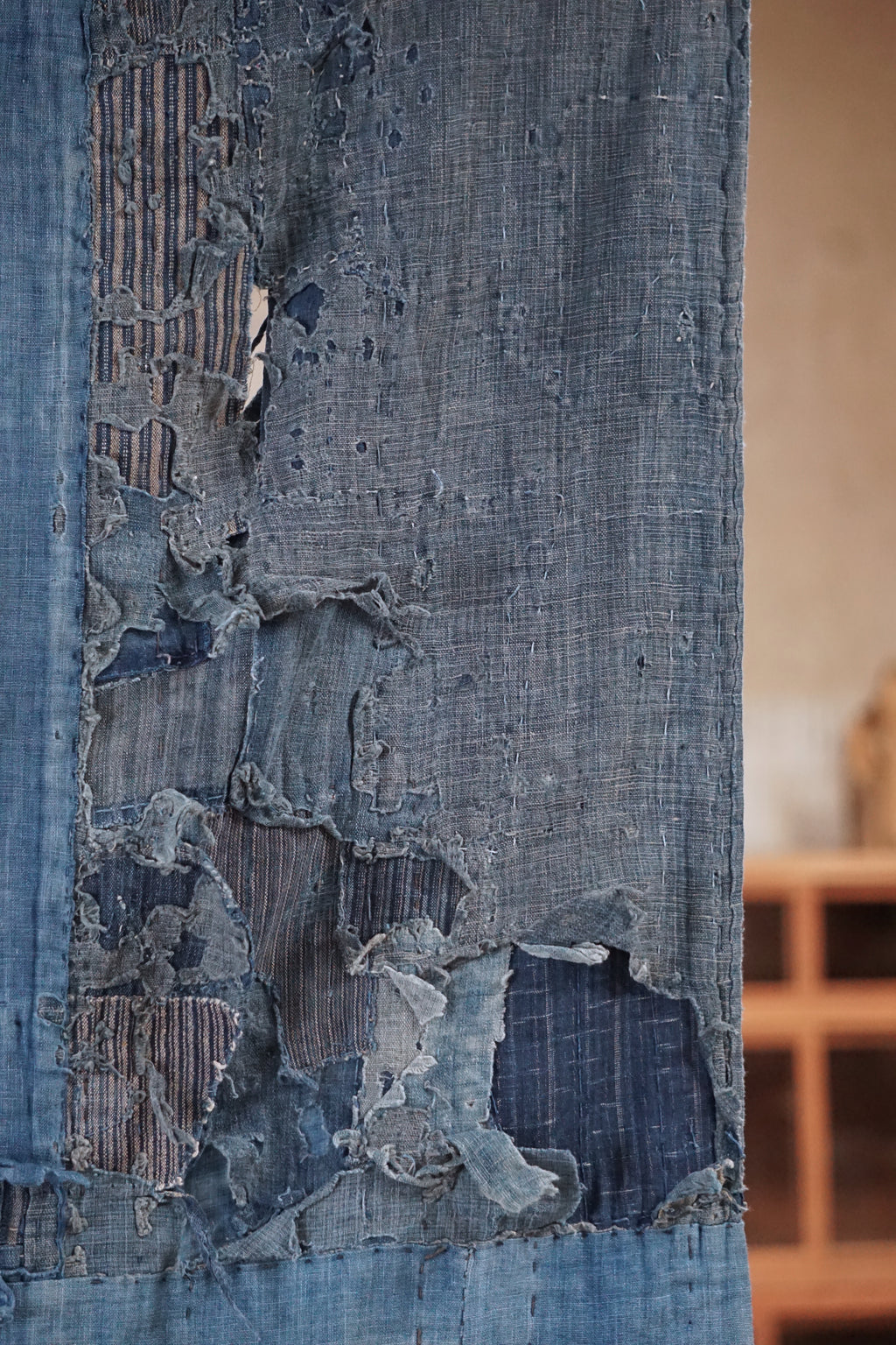 Antique Japanese Boro Textile, Late 19th–Early 20th Century
