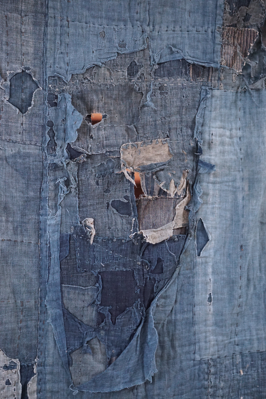 Antique Japanese Boro Textile, Late 19th–Early 20th Century
