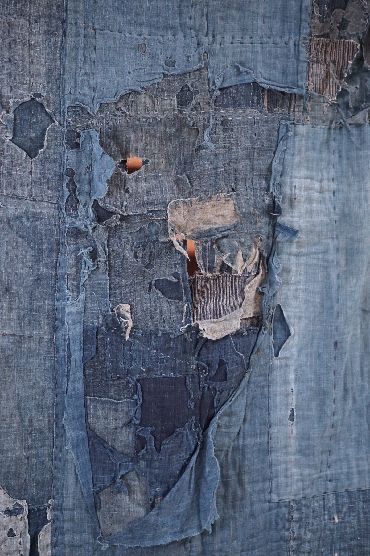 Antique Japanese Boro Textile, Late 19th–Early 20th Century