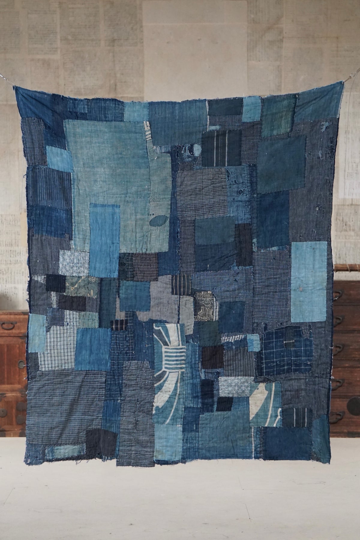 Antique Japanese Boro Textile, Late 19th Century