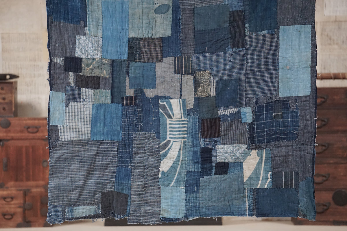 Antique Japanese Boro Textile, Late 19th Century